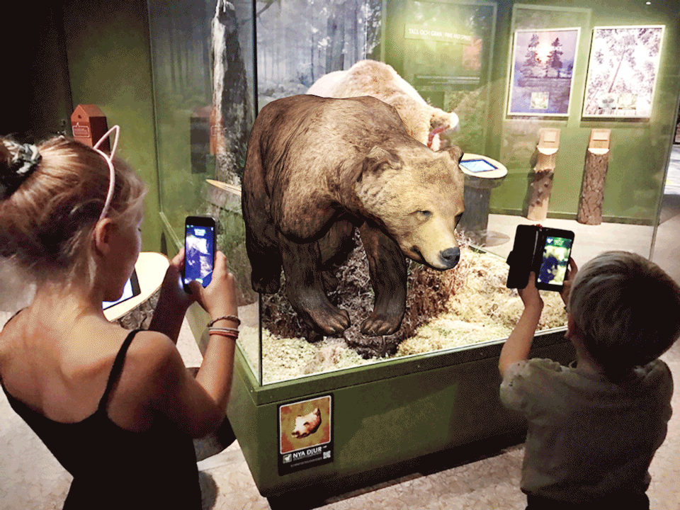 Animated AR bear from Future Fauna